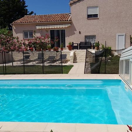 Villa Avec Plage A Pied Et Grande Piscine Sainte-Marie Exterior foto