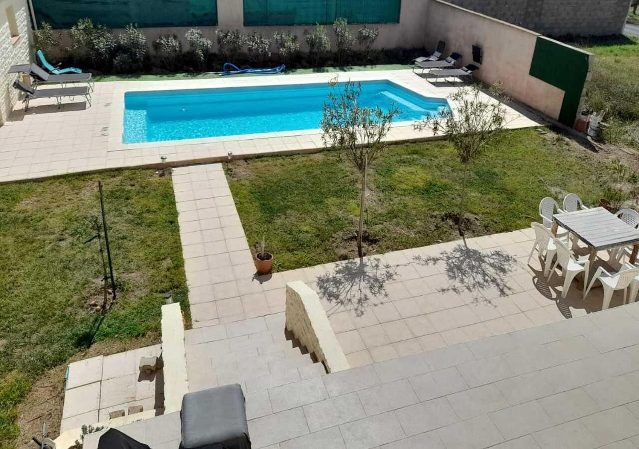 Villa Avec Plage A Pied Et Grande Piscine Sainte-Marie Exterior foto