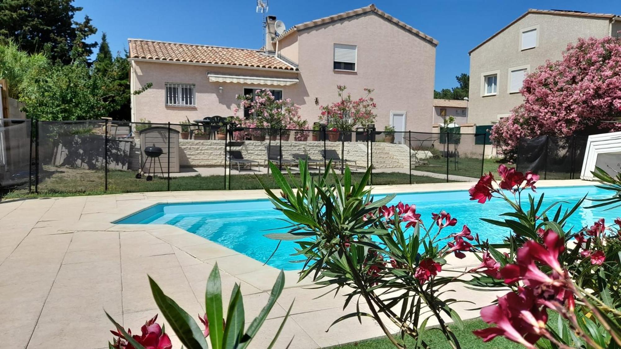 Villa Avec Plage A Pied Et Grande Piscine Sainte-Marie Exterior foto